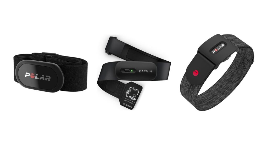 Bandas de pecho y pulsómetros para cinta de correr