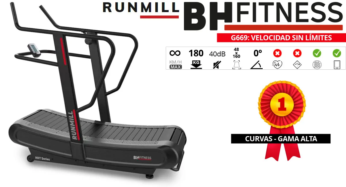 Cinta de correr BH Fitness Runmill G669